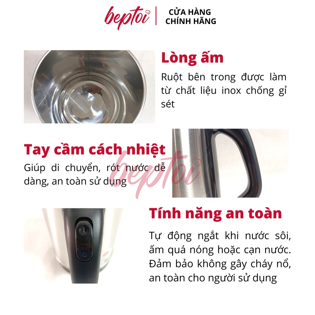 Ấm siêu tốc 3.0L Ladomax Ha-881