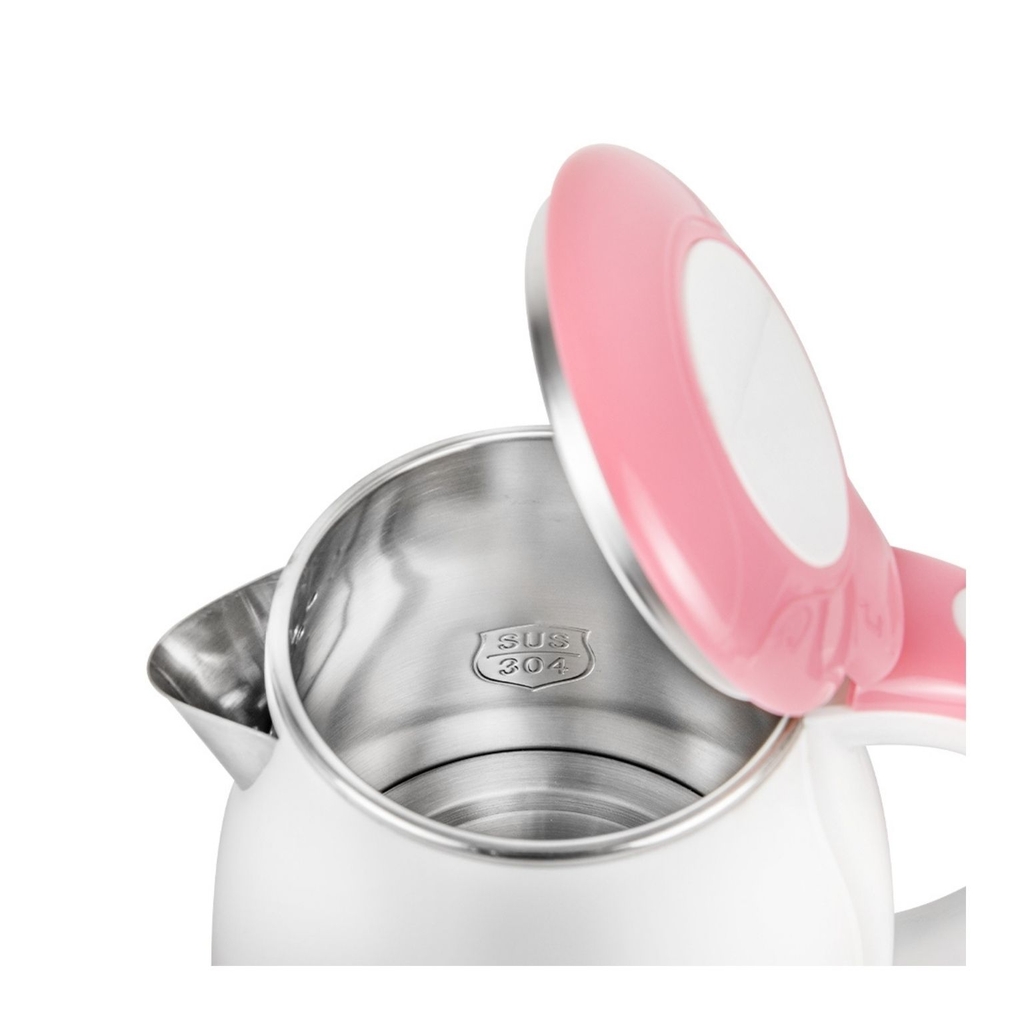 Ấm siêu tốc đun nước siêu nhanh Inox 304 2 lớp chống phỏng Smartcook 1,5Lít KES-3862