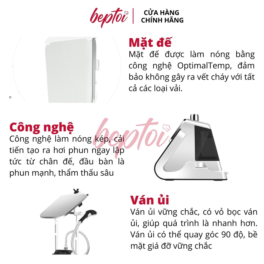 Bàn ủi điện bàn là hơi nước đứng Elmich GSE-3953