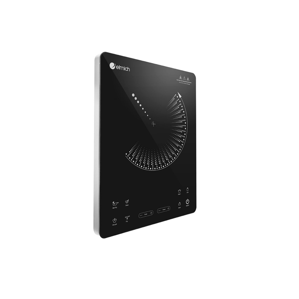 Bếp từ đơn công suất 2100W, bếp điện từ mini kính chịu lực siêu bền Elmich ICE-1832
