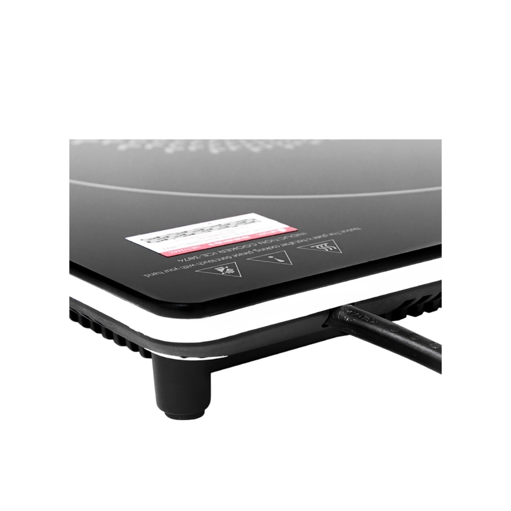 Bếp điện từ đơn công suất 2100W, bếp điện từ mini kính chịu lực siêu bền Smartcook ICS-3874