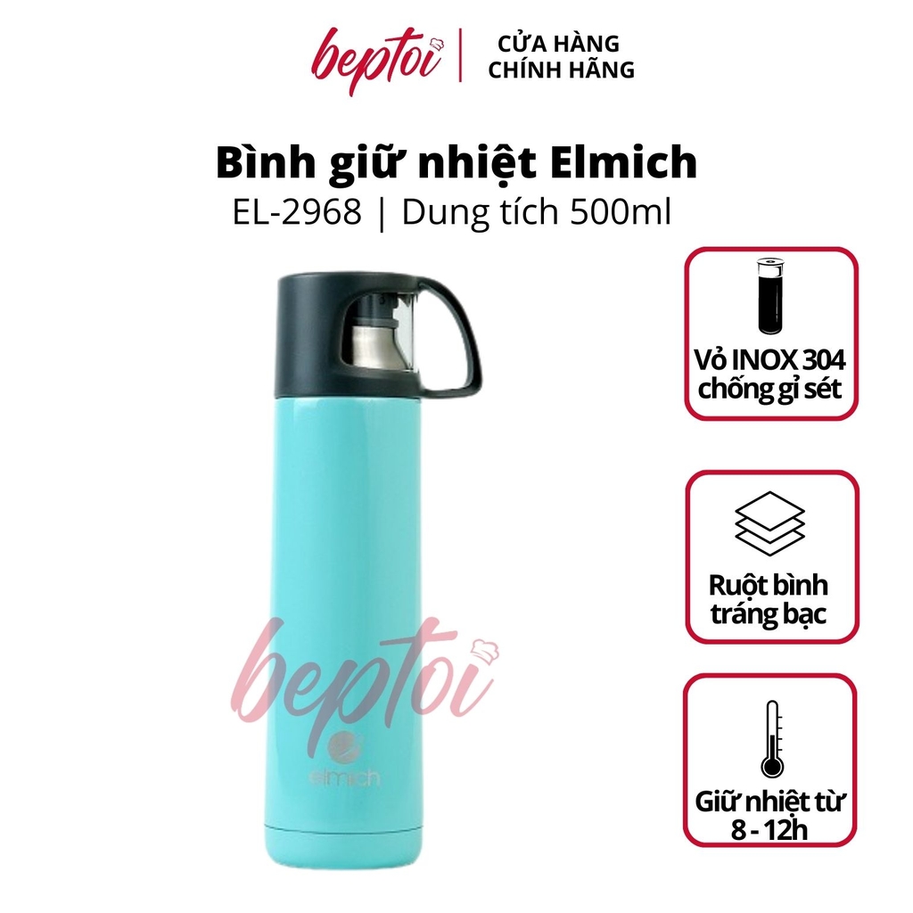 Bình giữ nhiệt Elmich EL2968 Inox 304 500ml