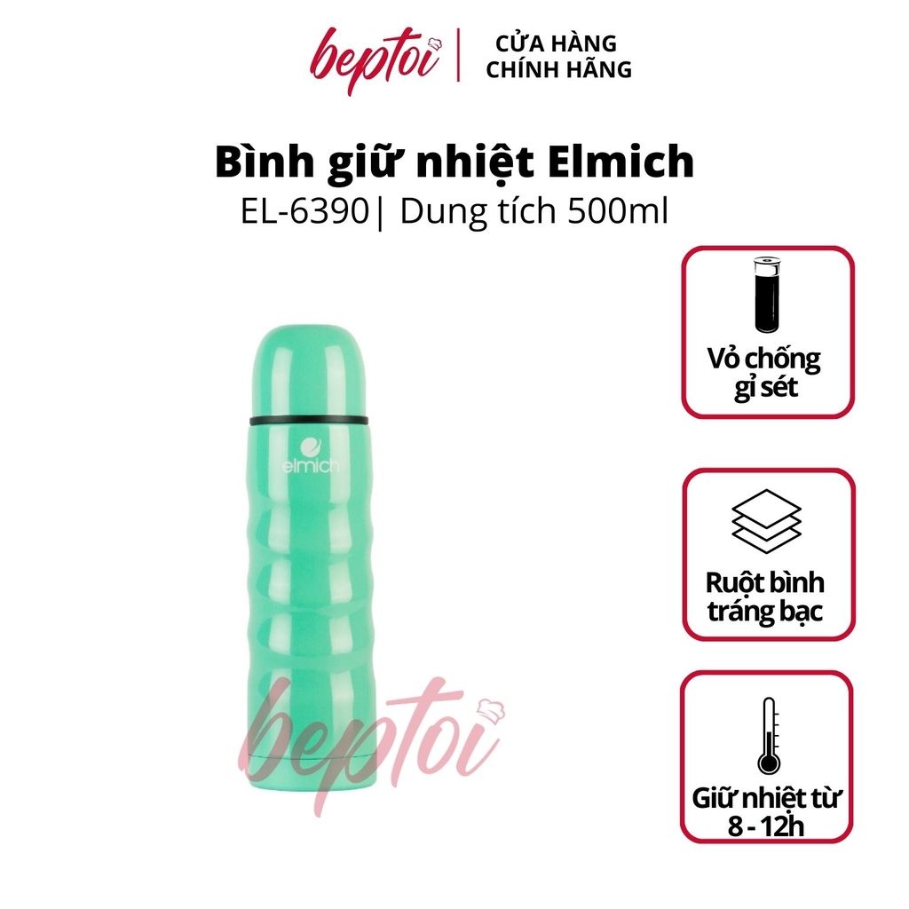 Bình giữ nhiệt Elmich EL6390 Inox 304 500ml