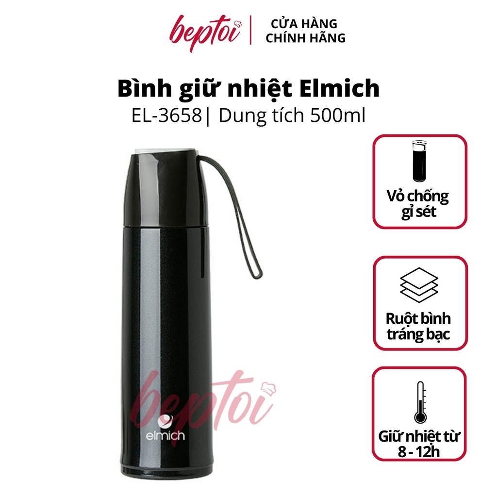 Bình giữ nhiệt Elmich EL3658 Inox 304 500ml