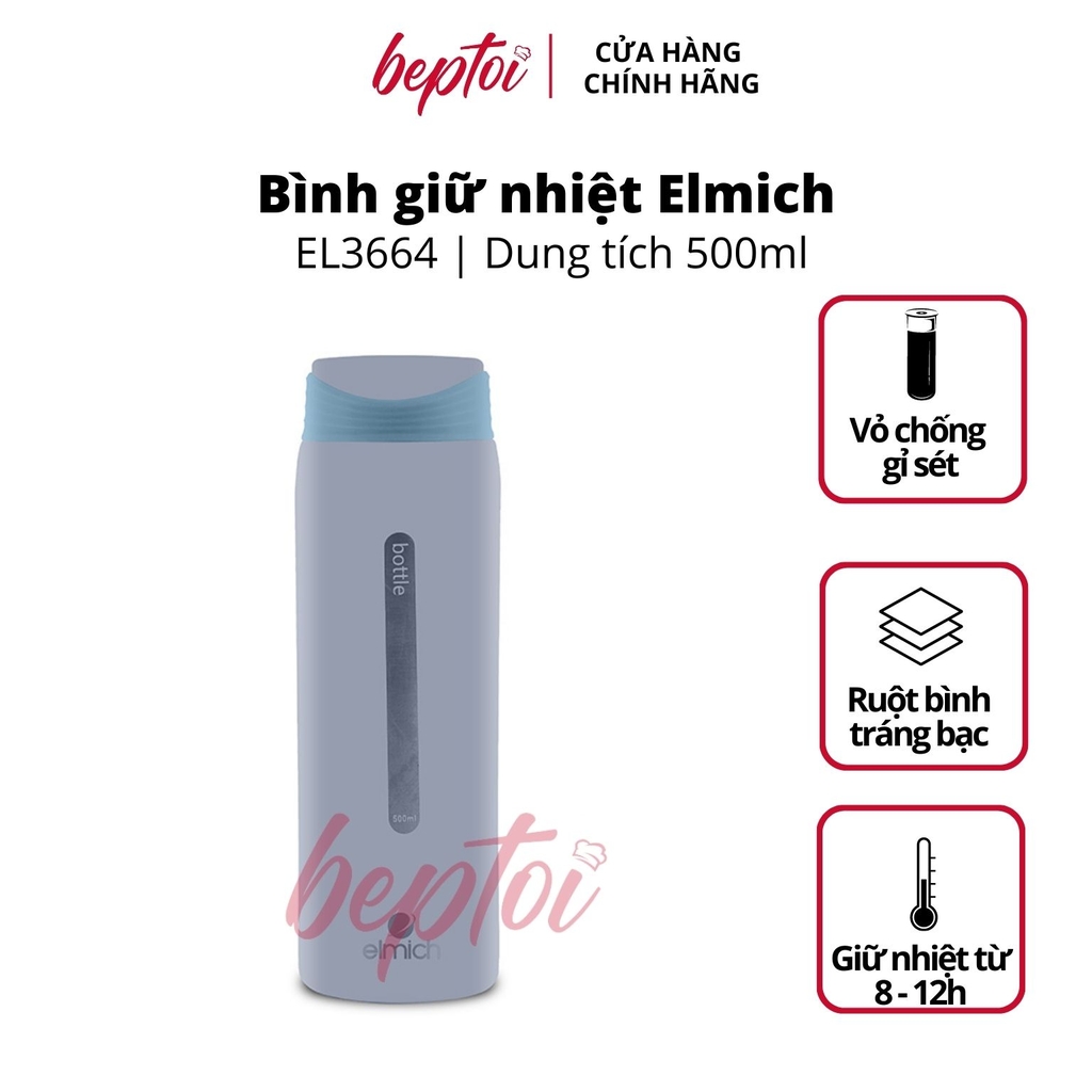 Bình giữ nhiệt Elmich EL3664 Inox 304 500ml