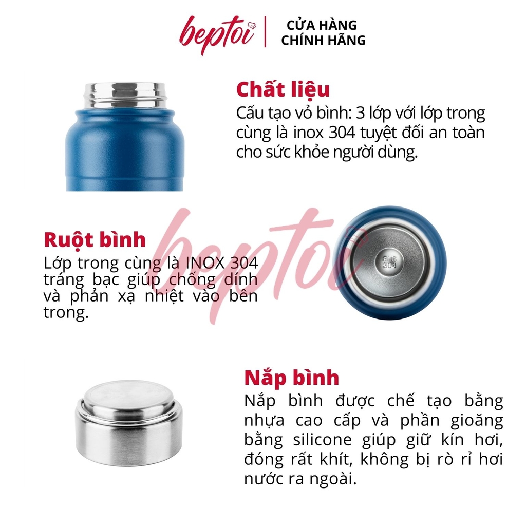 Bình giữ nhiệt Elmich EL8014 Inox 304 520ml