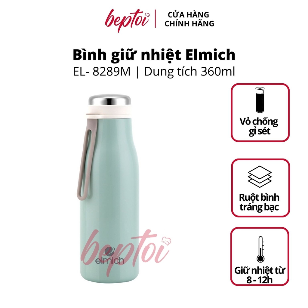 Bình giữ nhiệt Elmich EL8289 Inox 304 360ml