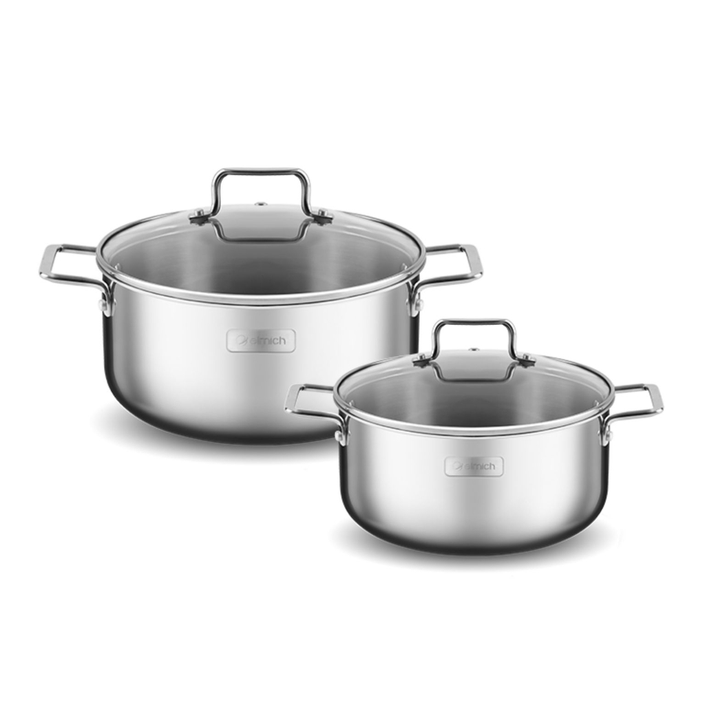 Nồi bếp từ inox liền khối Elmich Trimax XR EL-3842 size 16, 20cm
