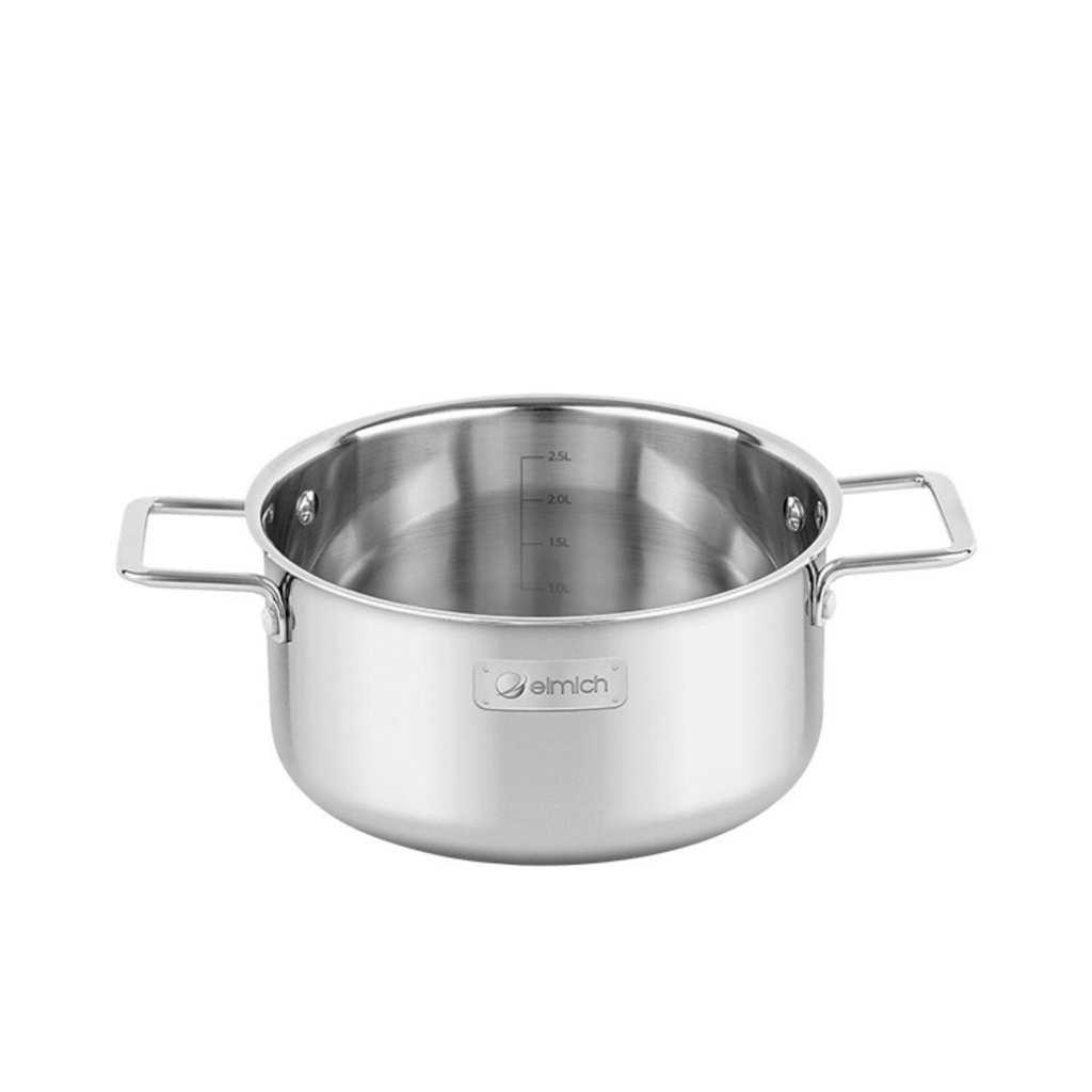 Nồi bếp từ inox liền khối Elmich Trimax XR EL-3842 size 16, 20cm