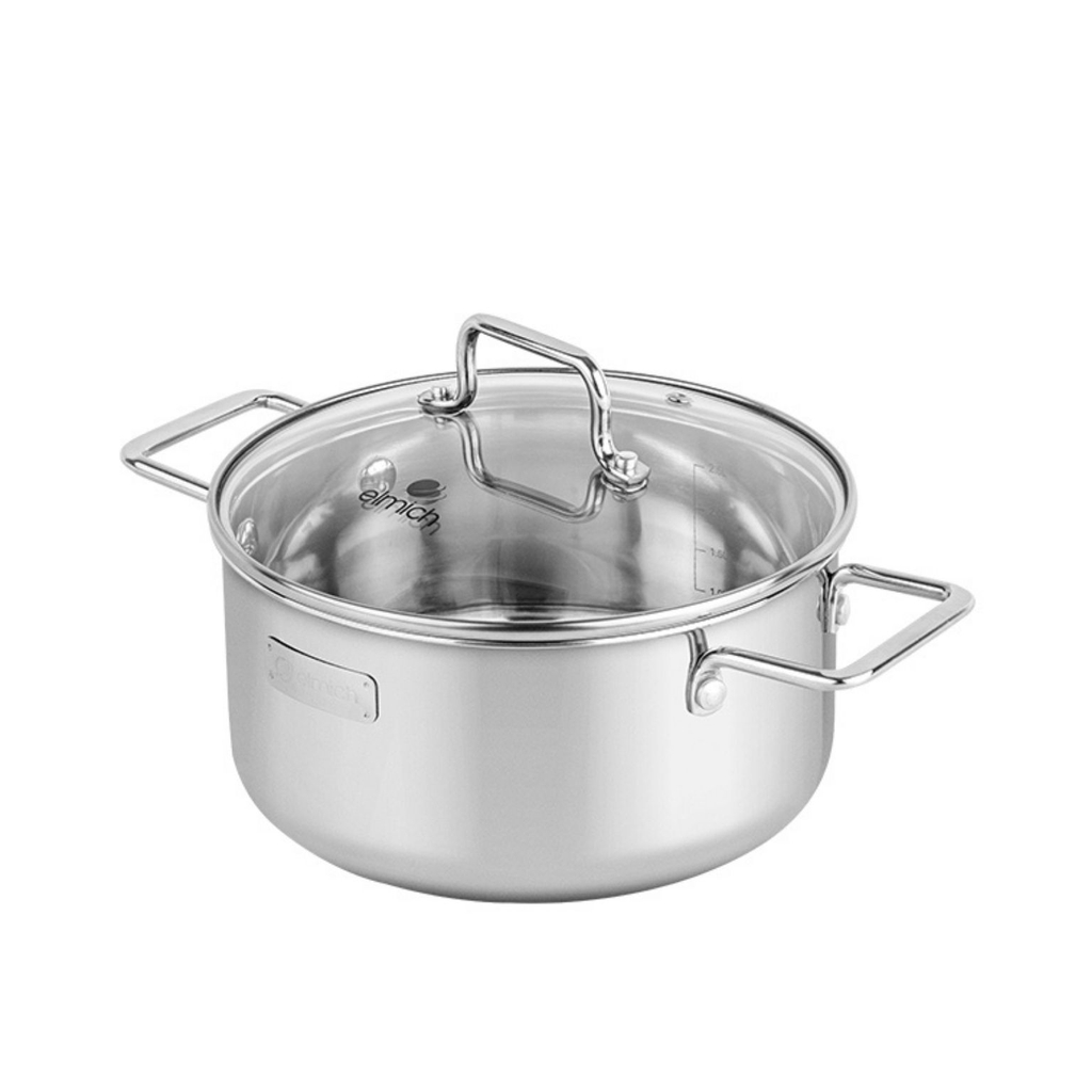 Nồi bếp từ inox liền khối Elmich Trimax XR EL-3842 size 16, 20cm
