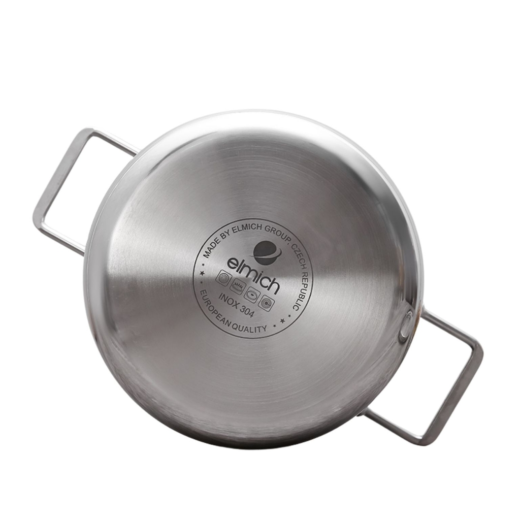 Nồi bếp từ inox liền khối Elmich Trimax XR EL-3843 size 16, 20, 24cm