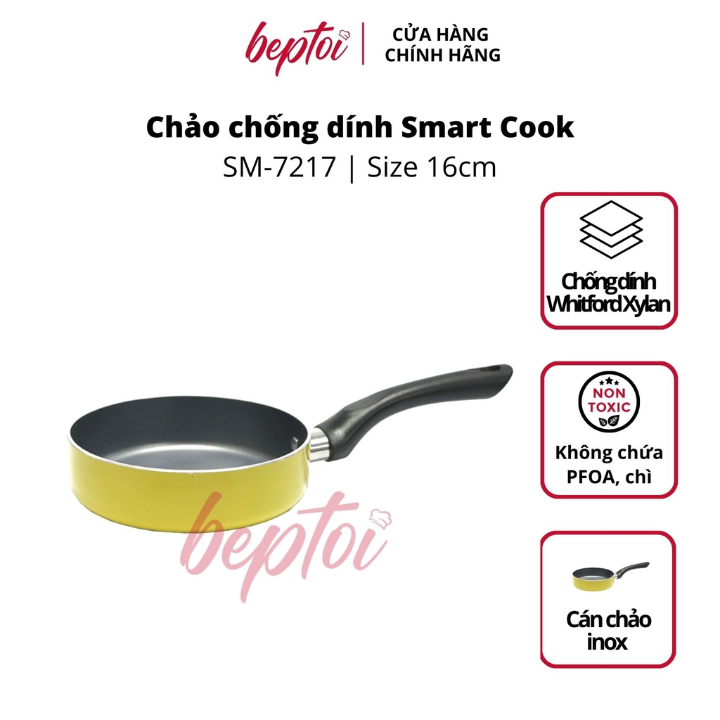 Chảo chống dính Smart Cook, chảo chống dính đáy từ Smart Cook