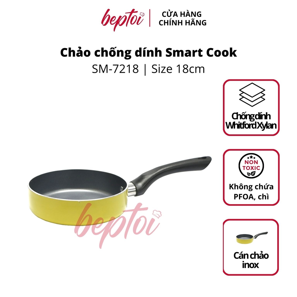 Chảo chống dính Smart Cook, chảo chống dính đáy từ Smart Cook