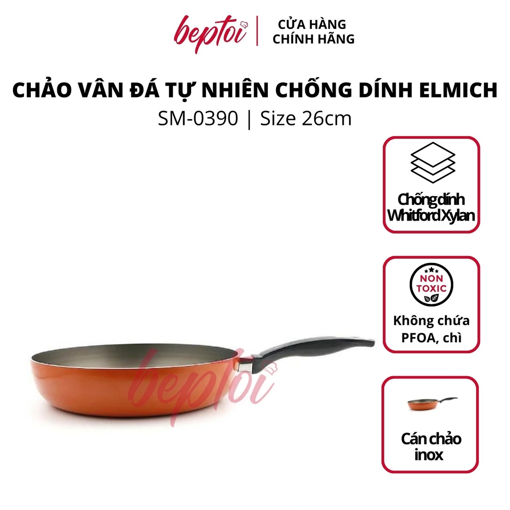 Chảo nhôm chống dính Smartcook Teria, chảo chống dính đáy từ Smartcook