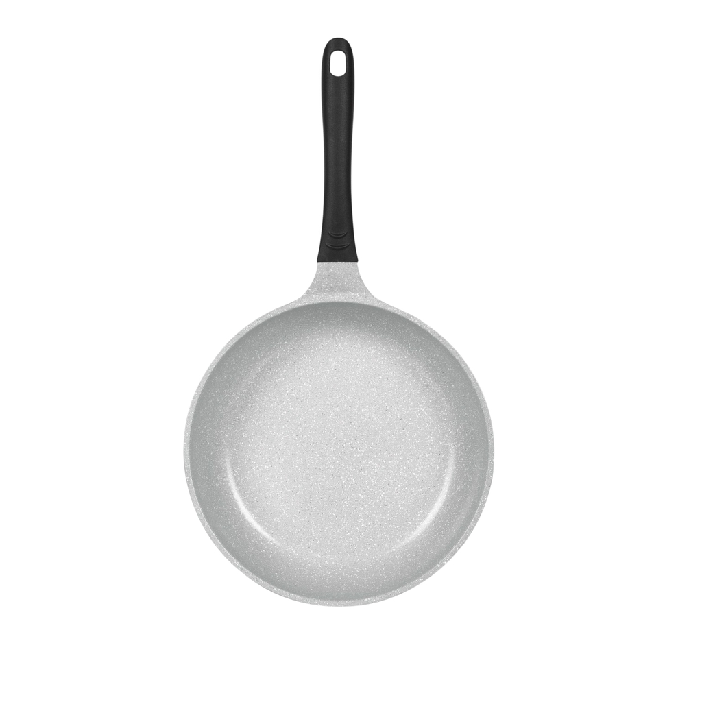 Chảo chống dính men đá ceramic đáy từ Green Cook GCP03-IHP màu hồng công nghệ 7 lớp chống dính Hàn Quốc