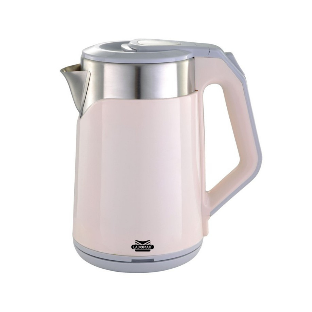 Bình đun siêu tốc, ấm siêu tốc Inox 2 lớp chống phỏng đun nước siêu nhanh Ladomax HA-886 2.3L