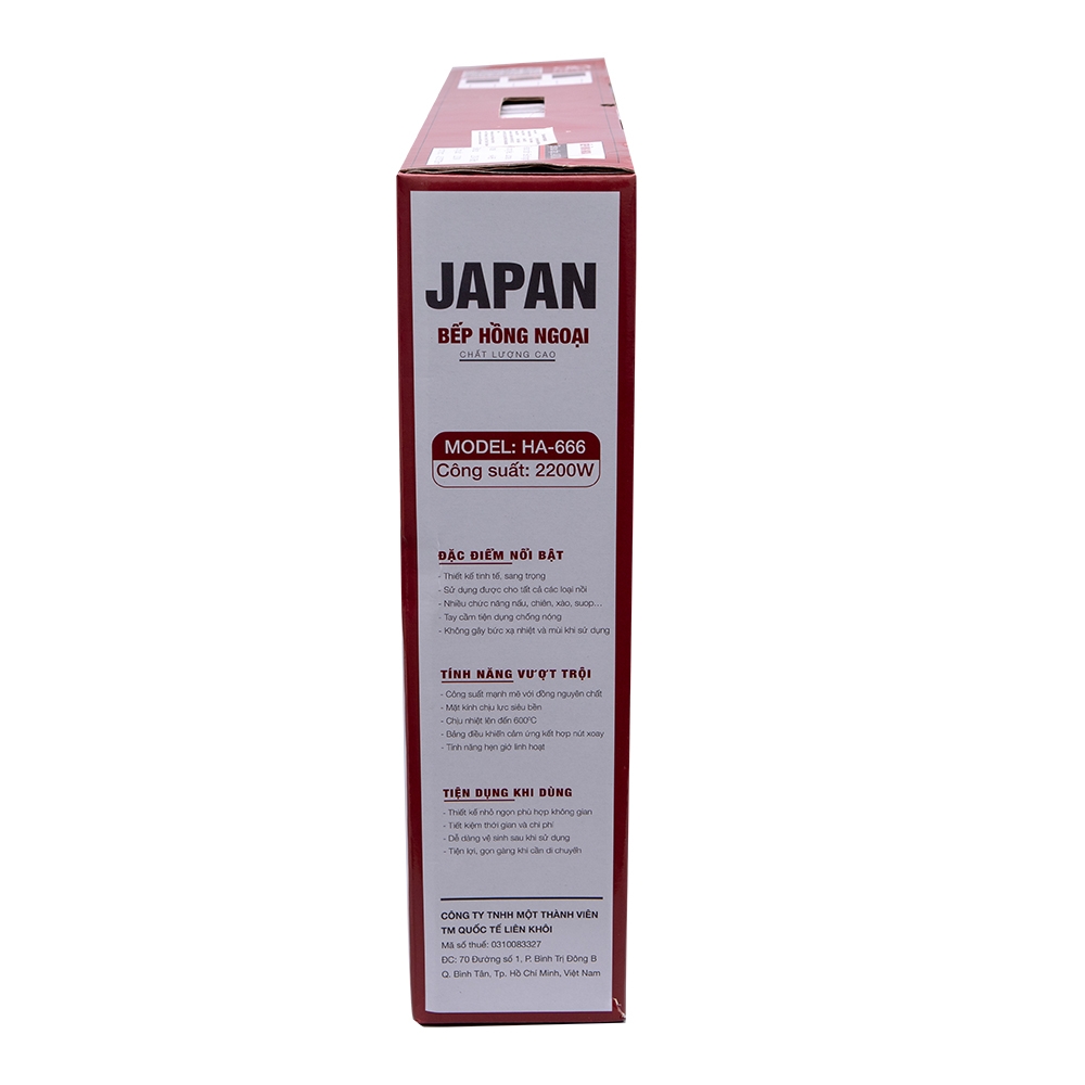 Bếp Điện Hồng Ngoại Ladomax HA-666 2200W - Không Kén Nồi, Nấu Nhanh, An Toàn, Tiện Dụng