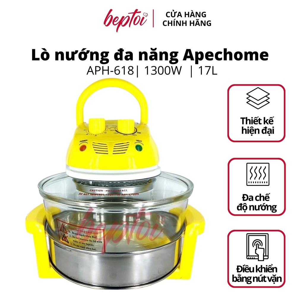 Lò Nướng Thủy Tinh Apechome APH618