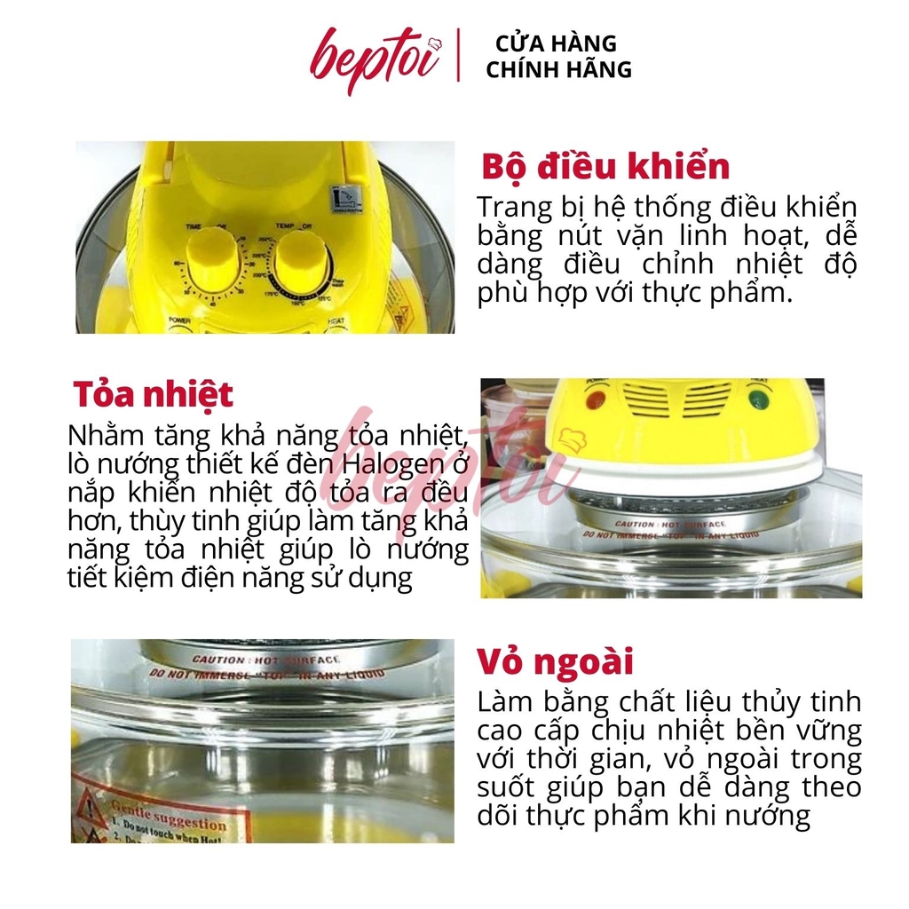 Lò Nướng Thủy Tinh Apechome APH618