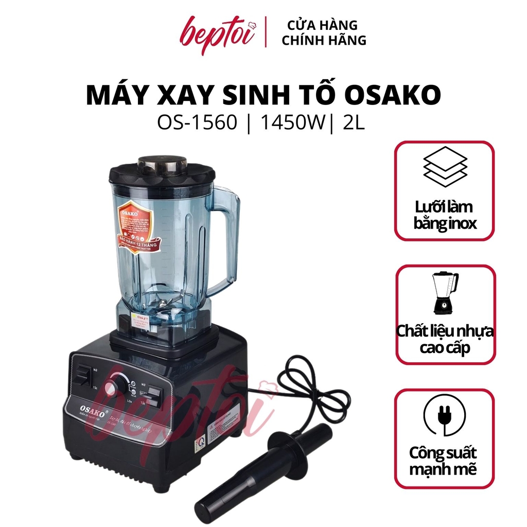 Máy xay sinh tố Osako 1450W OS- 1560