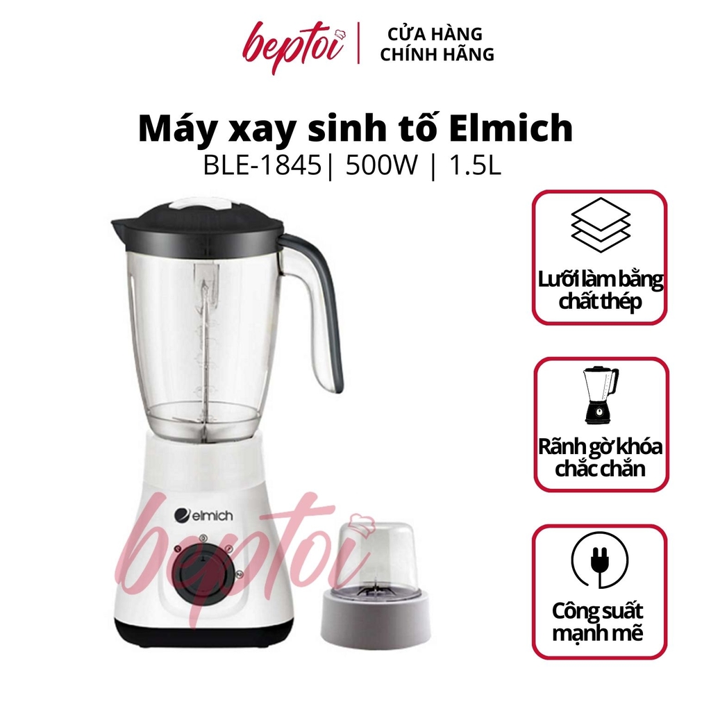 Máy xay sinh tố Elmich, máy xay sinh tố đa năng Elmich BLE-1845