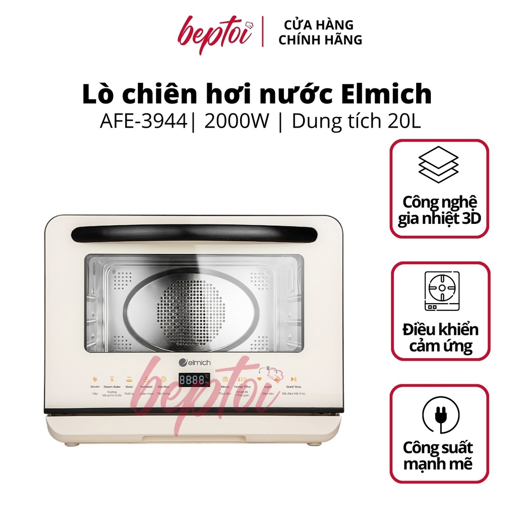 Nồi chiên không dầu hơi nước Elmich 20L AFE-3944