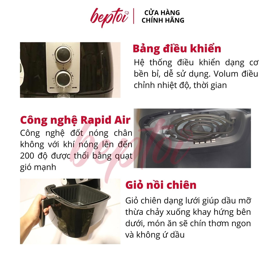 Nồi chiên không dầu 7L Nkmedia NK-AF7970