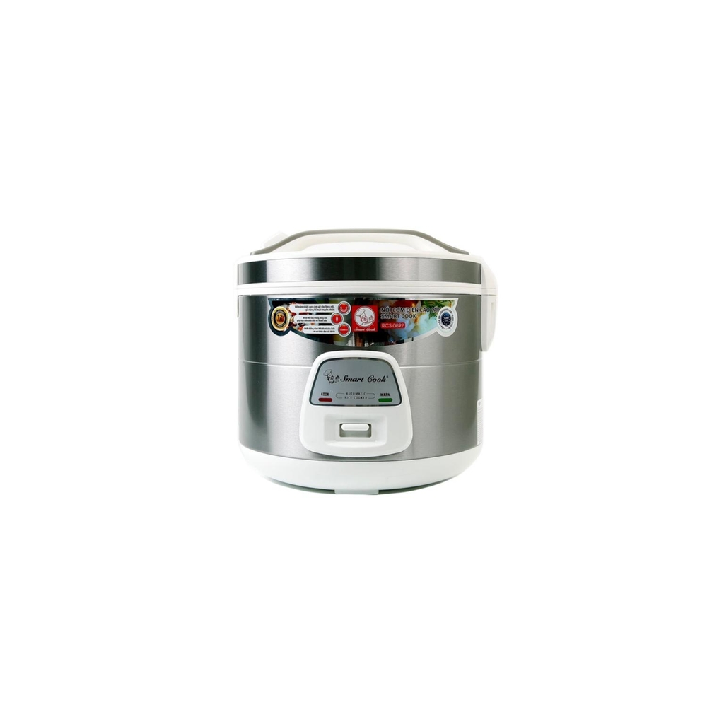 Nồi cơm điện nắp gài Smart Cook RCS-0892, nồi cơm điện cao cấp 1.8 Lít