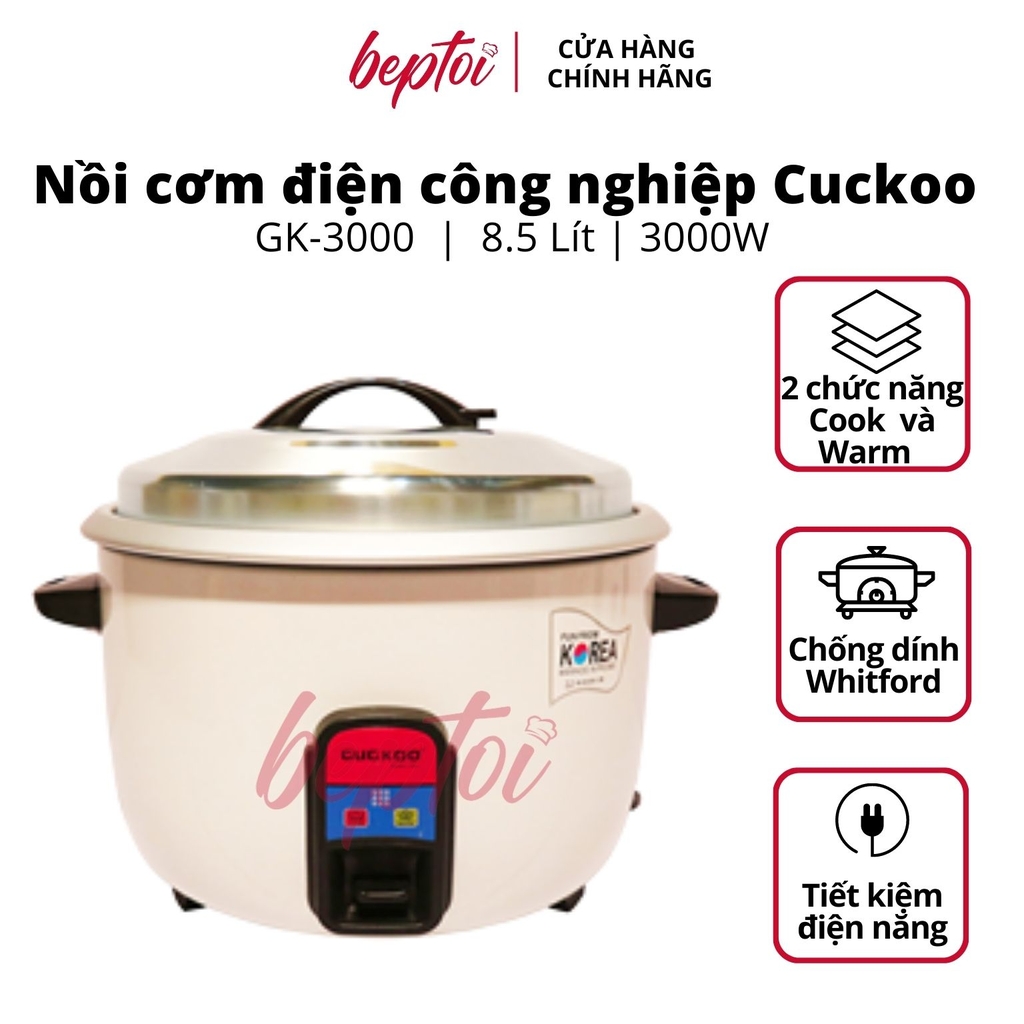 Nồi cơm điện công nghiệp 8.5L GK- 3000