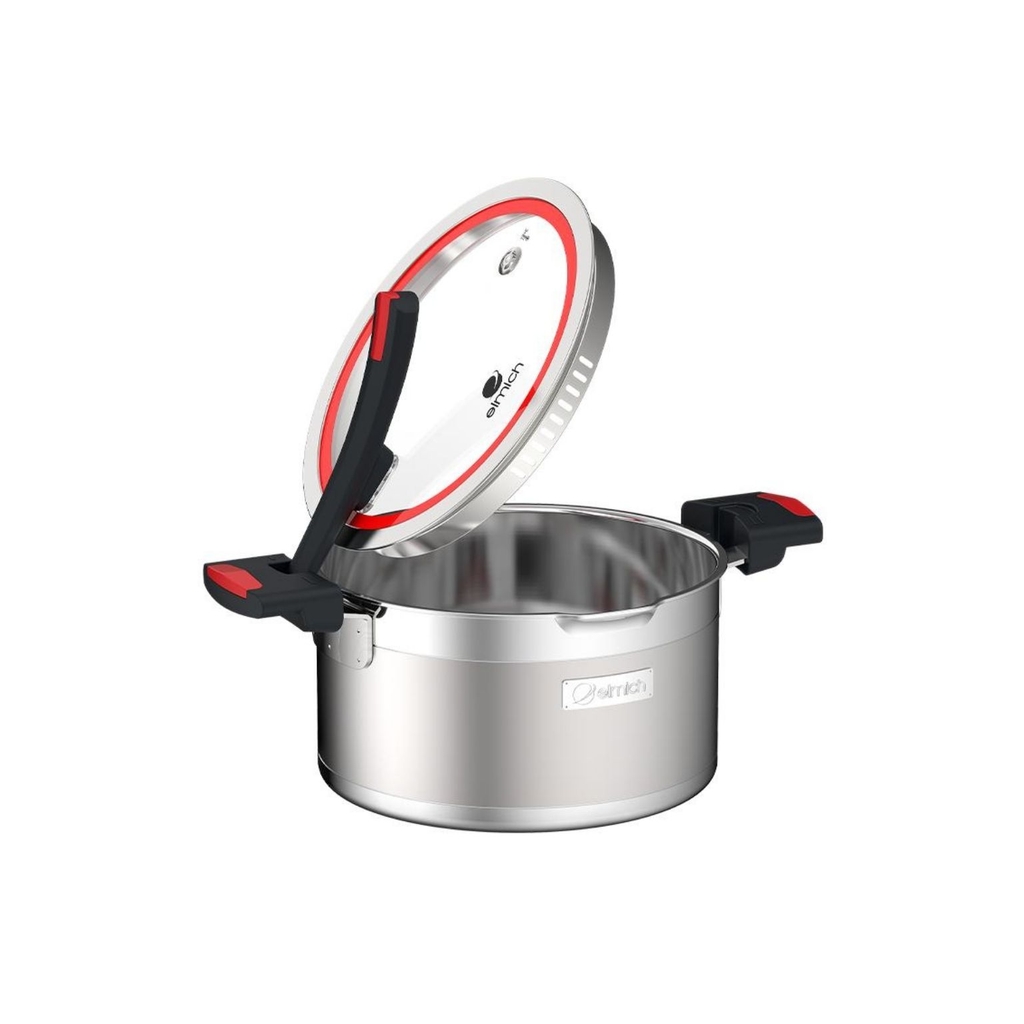 Nồi bếp từ Inox liền khối Elmich Milano EL, nồi đáy từ cao cấp EL-8081/8082/8083/8084