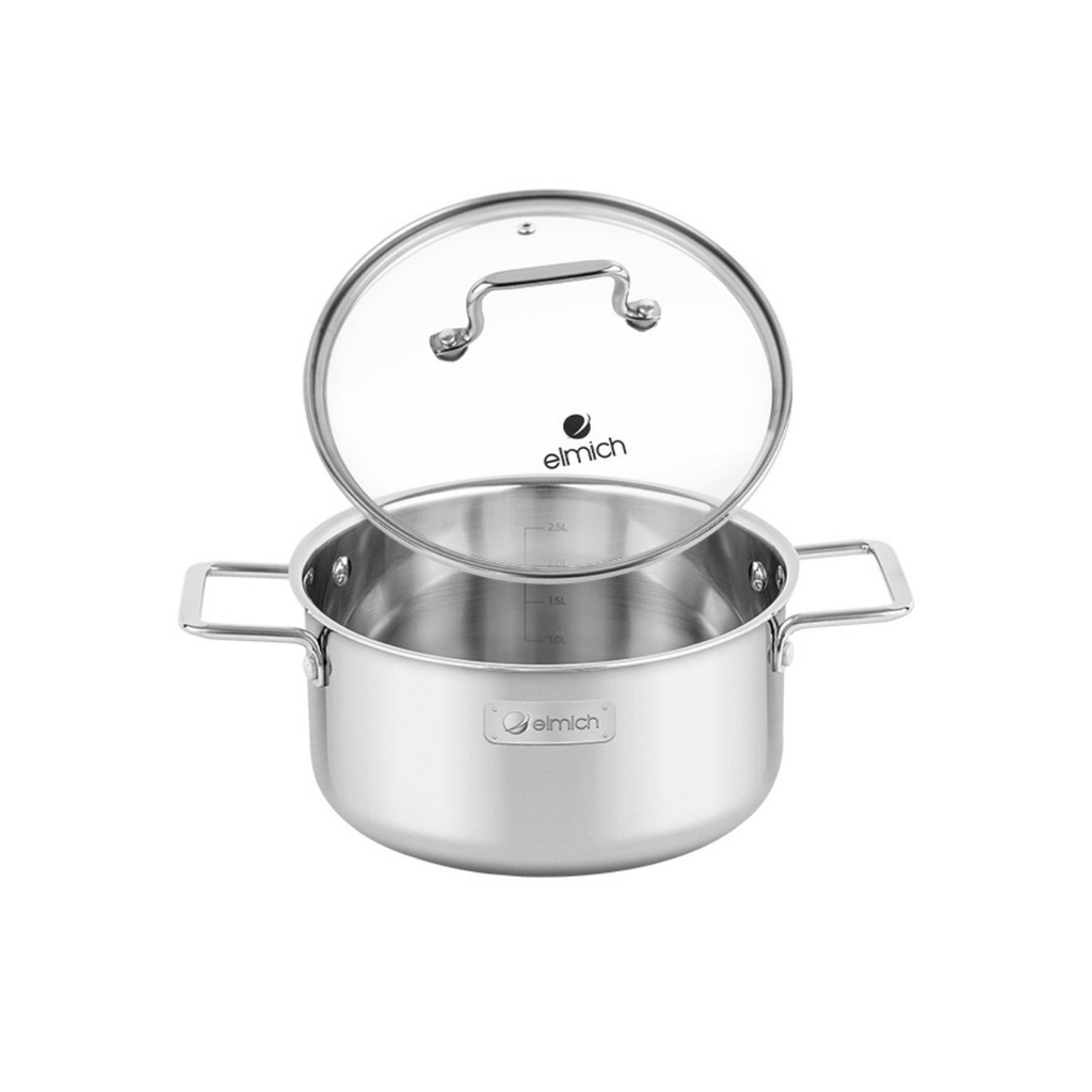 Nồi bếp từ inox 3 lớp liền khối Elmich Trimax XR EL