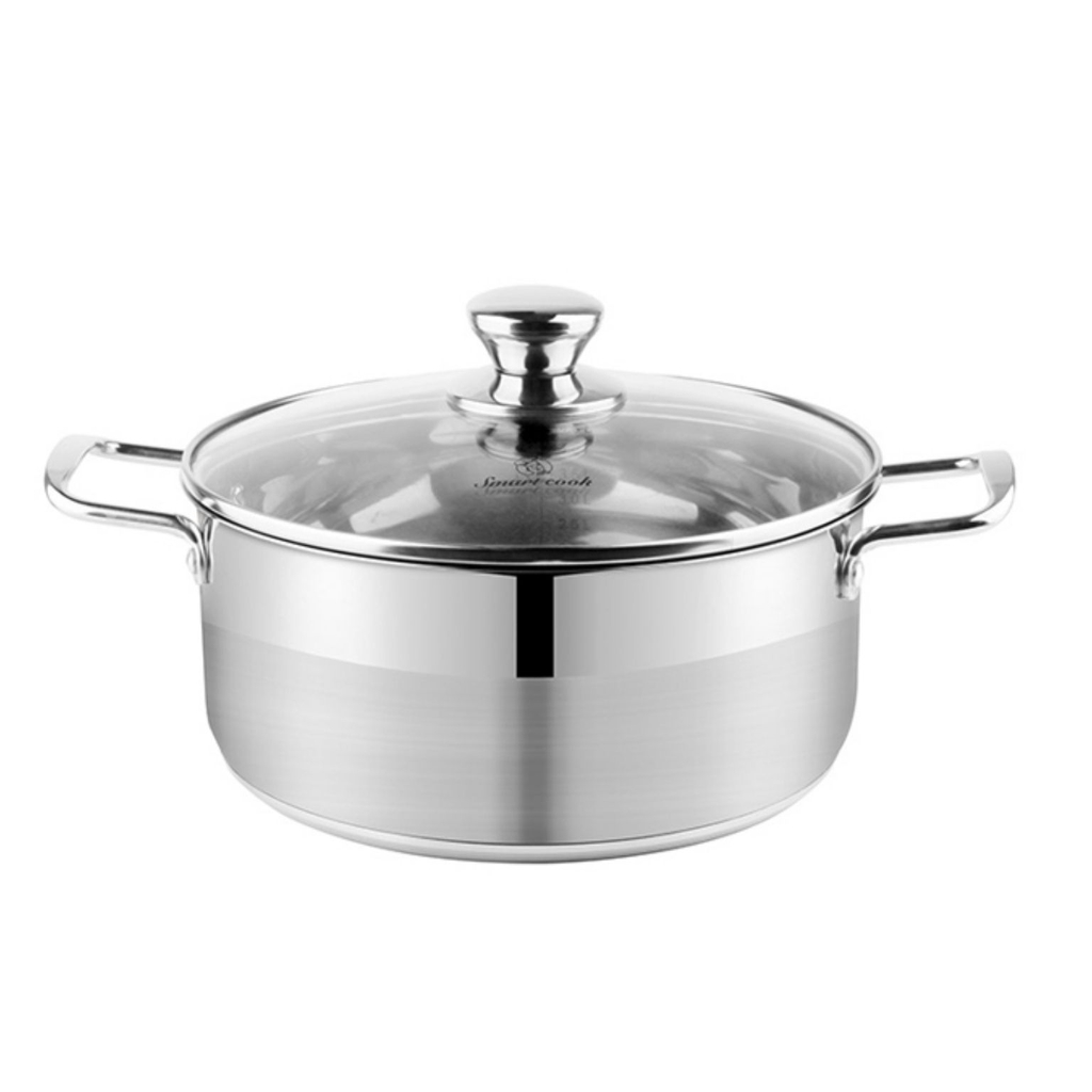 Nồi bếp từ inox 304 cao cấp 3 đáy, Nồi inox Smartcook SM 2400/2401