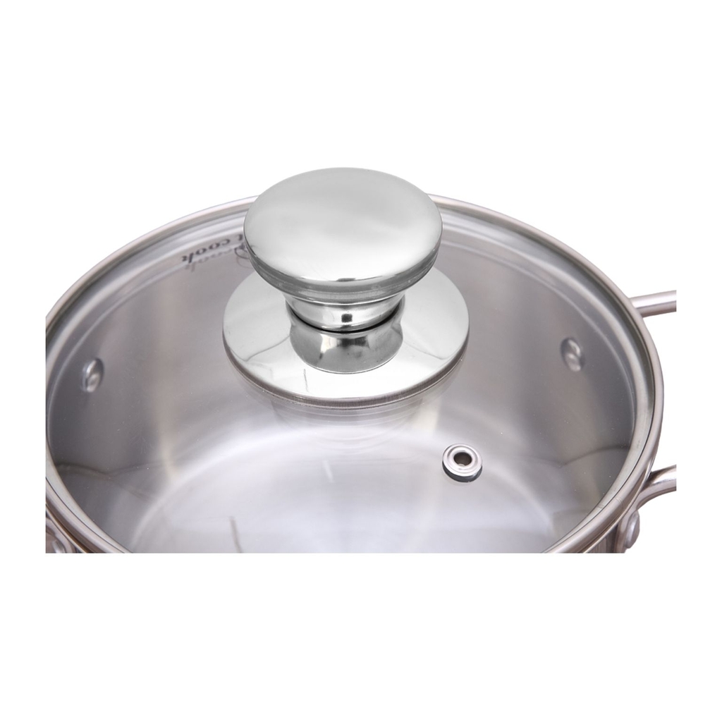 Nồi bếp từ inox 304 cao cấp 3 đáy, Nồi inox Smartcook SM 2400/2401