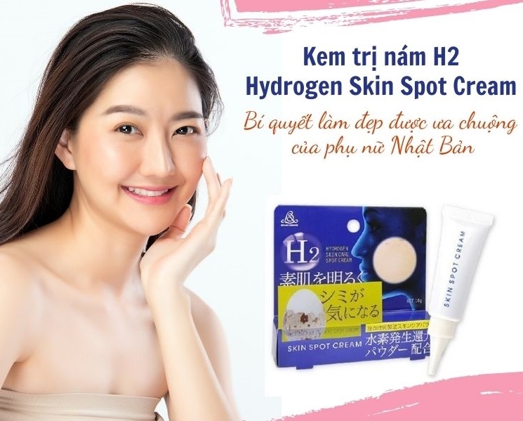 Kem Trị Nám H2 Hydrogen Skin Spot Cream 10g Nhật Bản