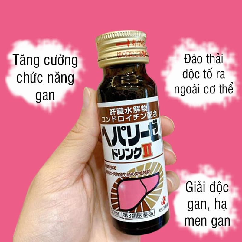 Nước Uống Bổ Gan Đỏ Hepalyse II Nhật Bản