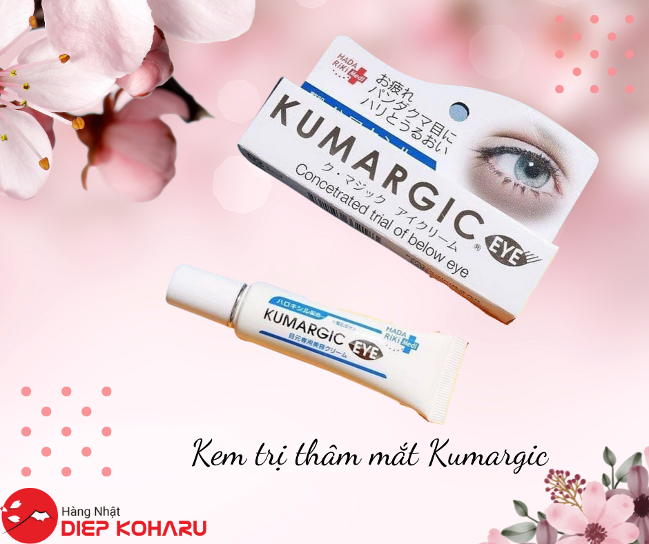 Kem trị thâm quầng mắt Kumargic Eye  Cream  20g