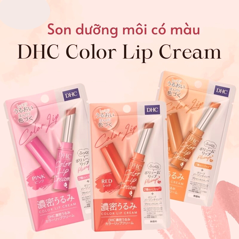 Son Dưỡng Môi Có Màu DHC Color Lip Cream