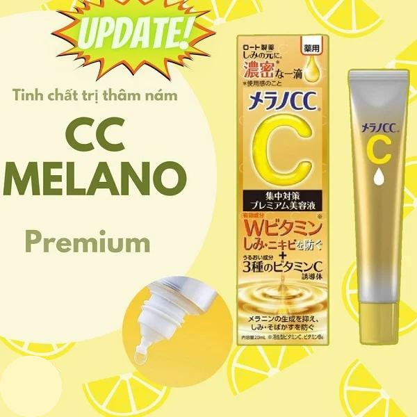 Tinh Chất Đậm Đặc Trắng Da, Mờ Thâm Nám Melano CC Premium Serum 20ml – Tinh Chất Ngày...