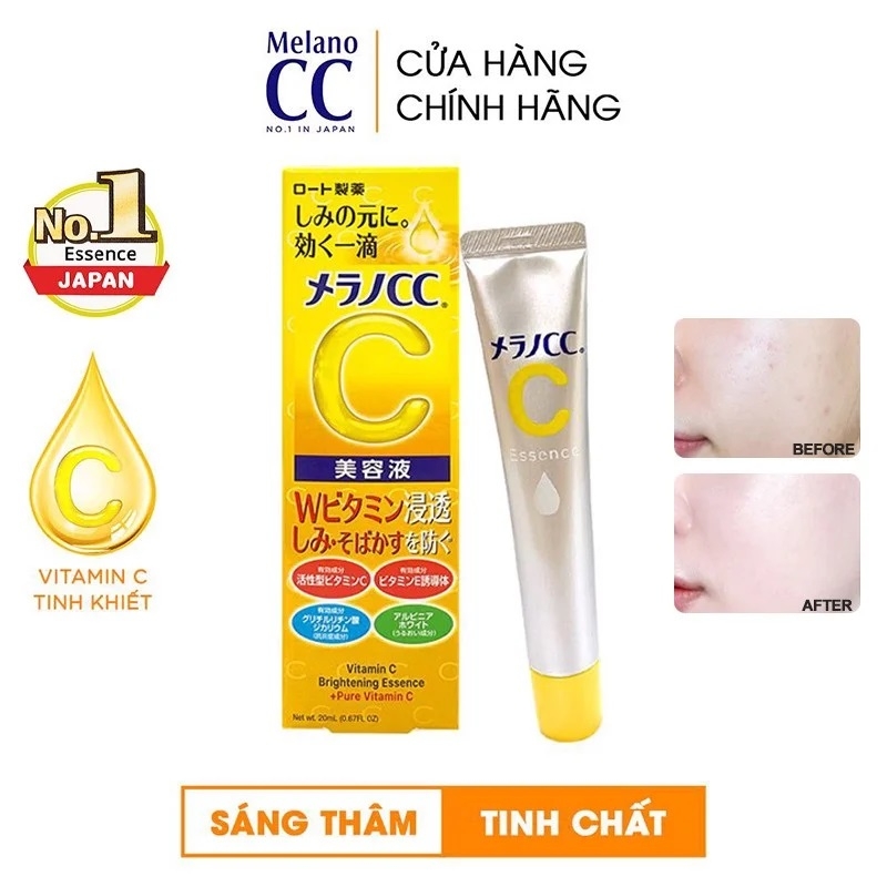 Tinh Chất  Trắng Da, Mờ Thâm Nám Melano CC Serum Nhật Bản 20ml-Tinh Chất Đêm