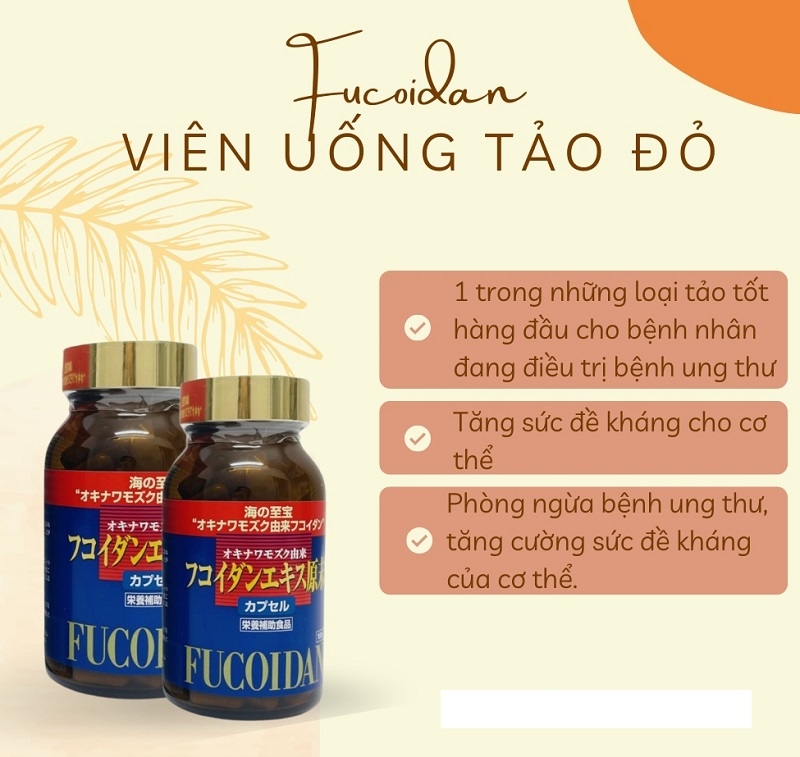 Viên Uống Hỗ Trợ Điều Trị Ung Thư Okinawa Fucoidan Kanehide Bio 150 viên (lọ đỏ)