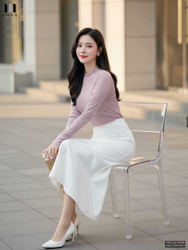 Áo giữ nhiệt len cổ leo ấm áp, đơn giản UKAL2510009