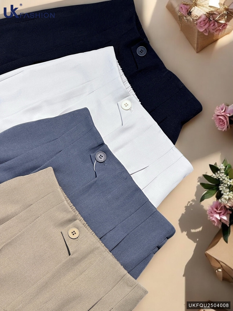 Quần baggy 2 cúc túi siêu trẻ UKFQU2504008