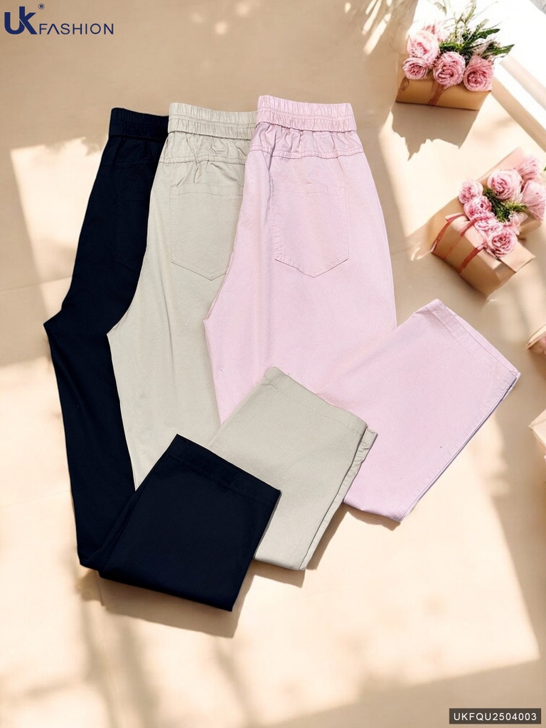 Quần baggy 2 cúc túi trẻ trung UKFQU2504003