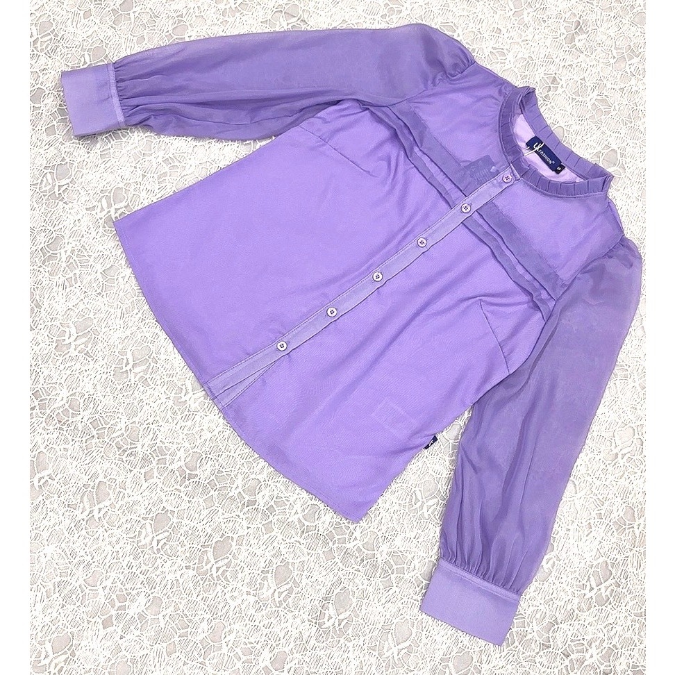 Áo Sơ Mi Tơ Xếp Ngực Kép NK Fashion Cao Cấp, Tơ Lụa Mềm Mại UKSM2309018