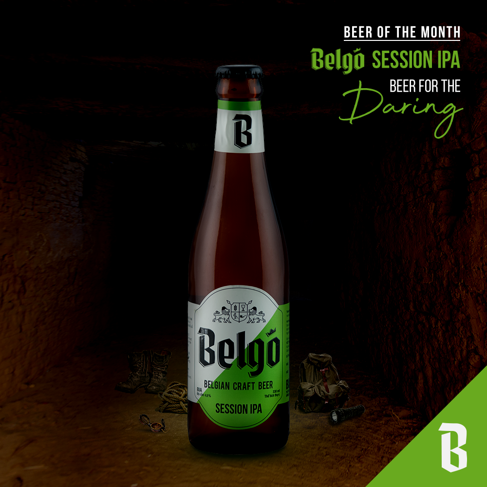 Bia Belgo Session IPA Chai 330ml