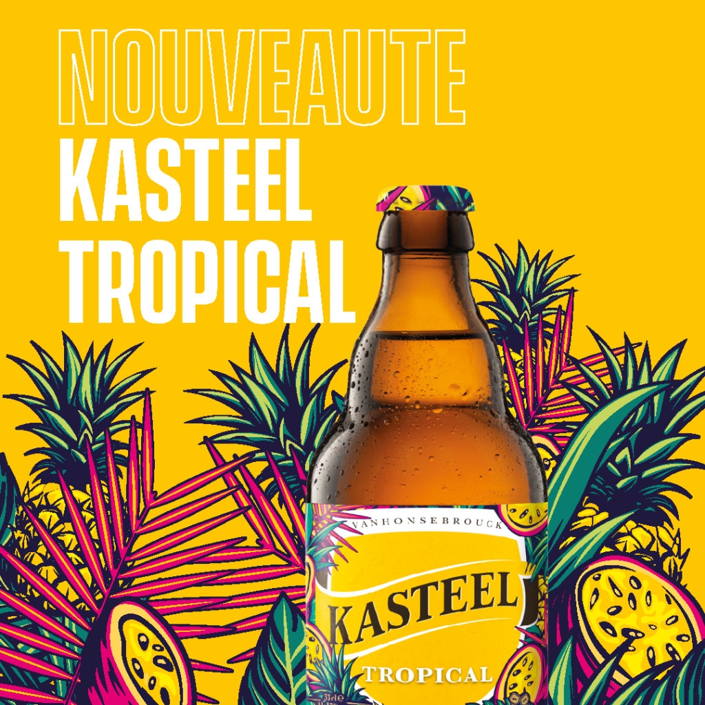 Bia Kasteel Tropical không cồn Chai 330ml