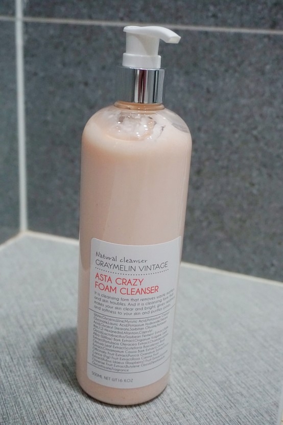 Sữa rửa mặt cải thiện màu da Graymelin Vintage Astaxanthin Crazy Foam Cleanser - 500ml Sữa Rửa Mặt Cải Thiện Màu Da Graymelin Vintage Astaxanthin Crazy Foam Cleanser - 500Ml