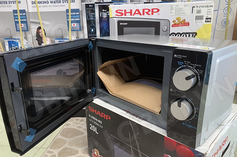 Lò vi sóng Sharp R-208VN-WS - Hàng chính hãng