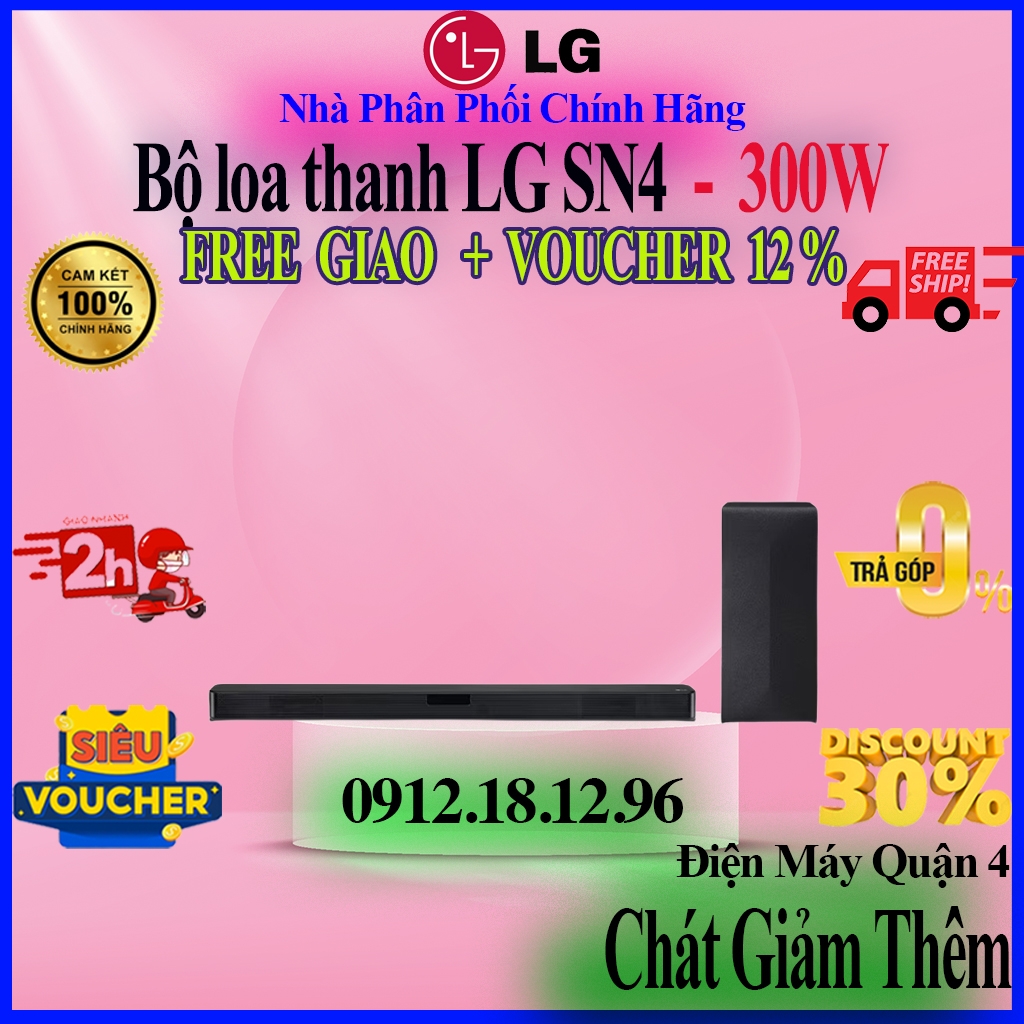 Bộ loa thanh LG SN4 300W , giá tốt nhất