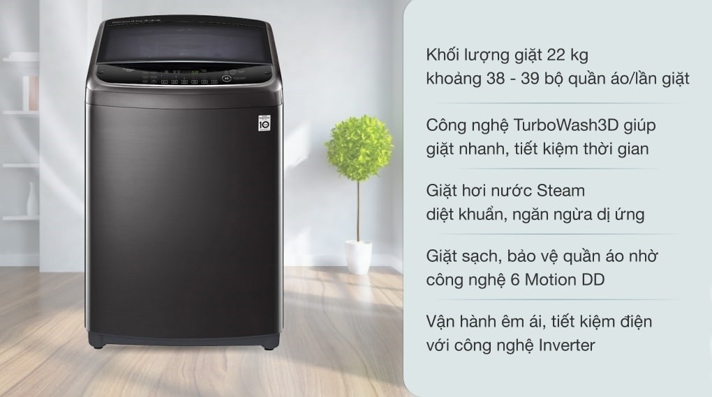 Lg washing machine online th2722ssak